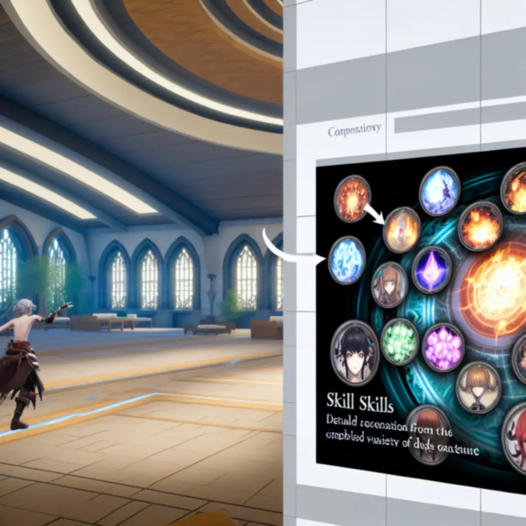 Ekran podglądu umiejętności w Black Desert Online