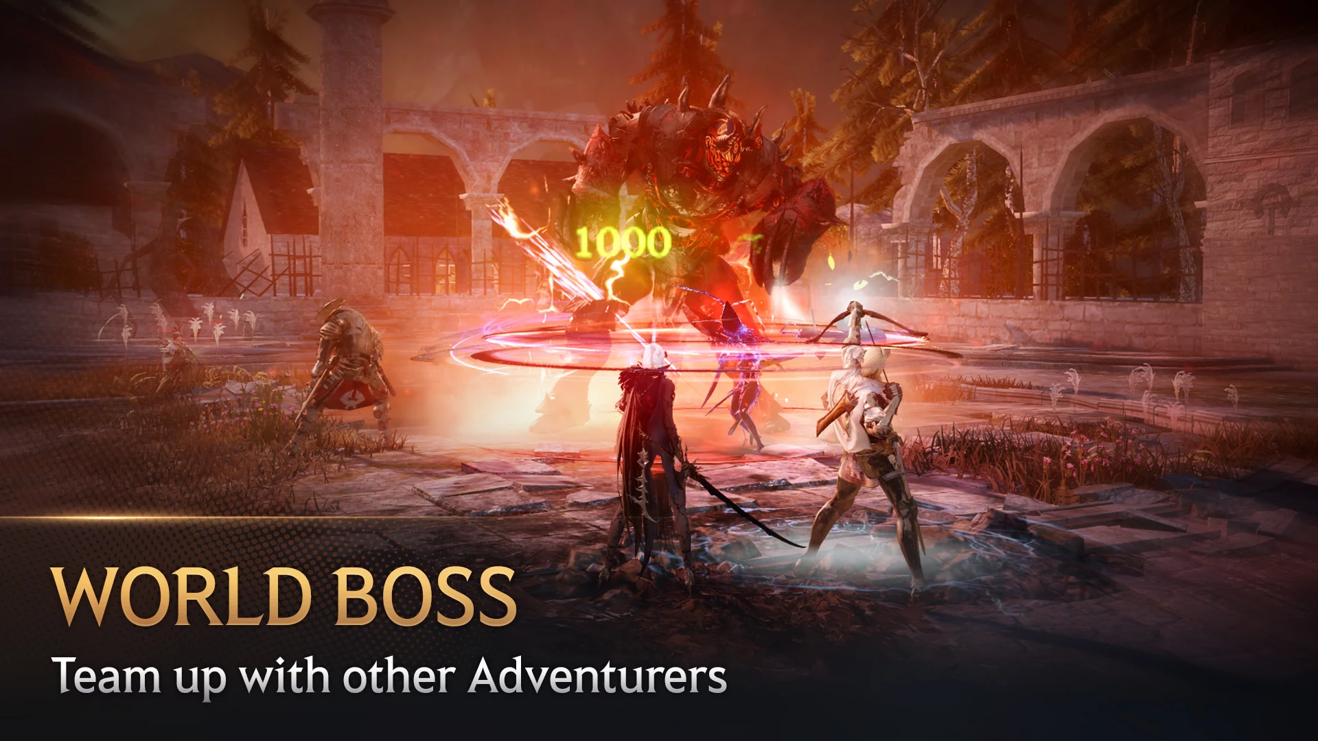 Epicka scena walki w Black Desert