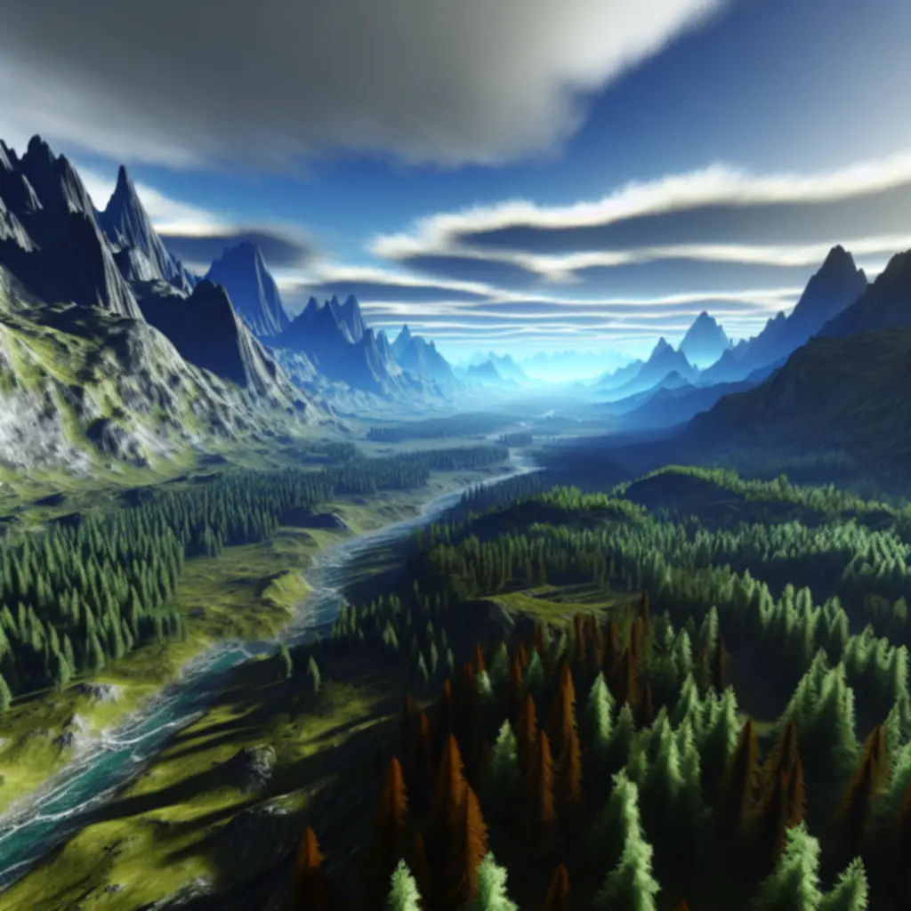 Panoramiczny widok na otwarty świat Black Desert Online z pustynnym krajobrazem.