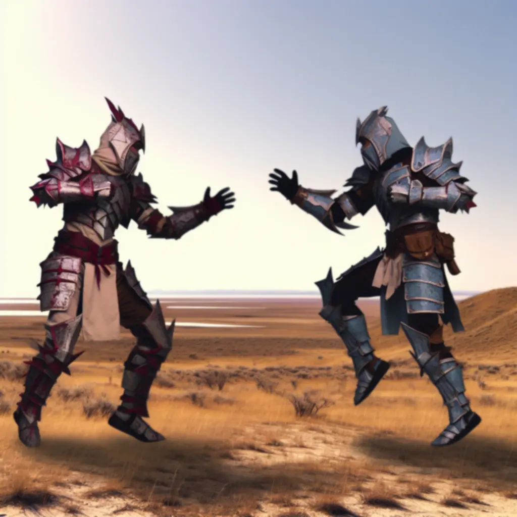 Starcie PvP w pustynnym regionie Black Desert